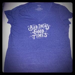 Torrid size 3X bad ideas and good times shirt